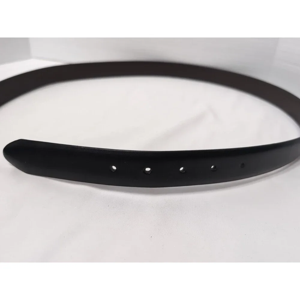 TOMMY HILFIGER BLACK & BROWN REVERSIBLE Buckle Belt MENS Size 44